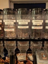 13L Gravity Bin Food Dispenser Zero Waste Storage Shop Display Clear Trade Fix