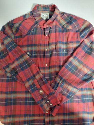 Lucky brand shirt mens xxl - brand, red