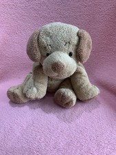 Vintage TY Pluffies - Brown Puppy Dog Soft Toy 2003