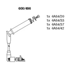 Ignition leads 600/496 BREMI