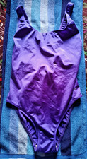 Sexy shiny purple 80s lycra