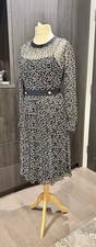 LK Bennett elegant navy dress