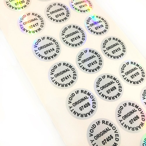 Hologram warranty stickers - hologram,