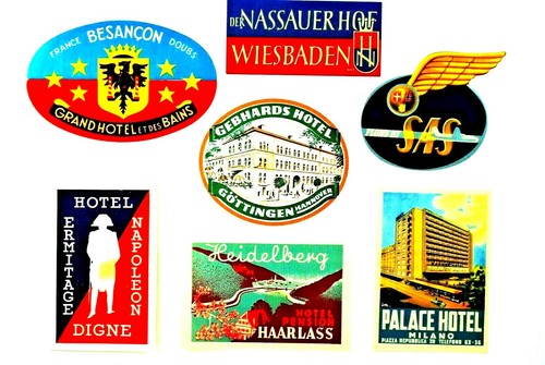 Original old paper travel - paper,