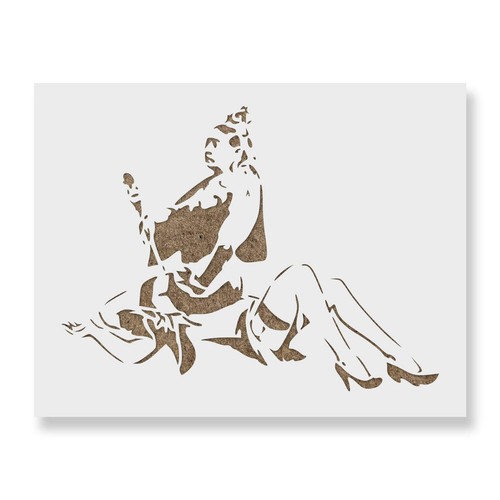 Royal asset banksy stencil - stencil,