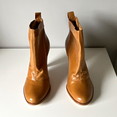 Dune tan leather ankle - dune,