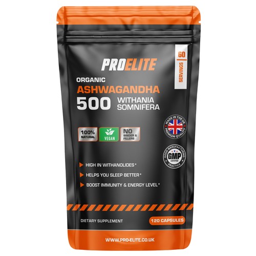 Pro elite organic ashwagandha - pro-elite,