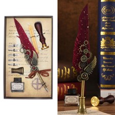 Feather Pen Ink Set Smoother