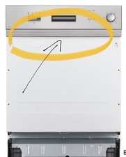 Semi Integrated Dishwasher Plastic Trim On Front