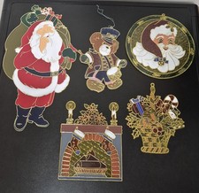 5 Vintage Christmas Stained