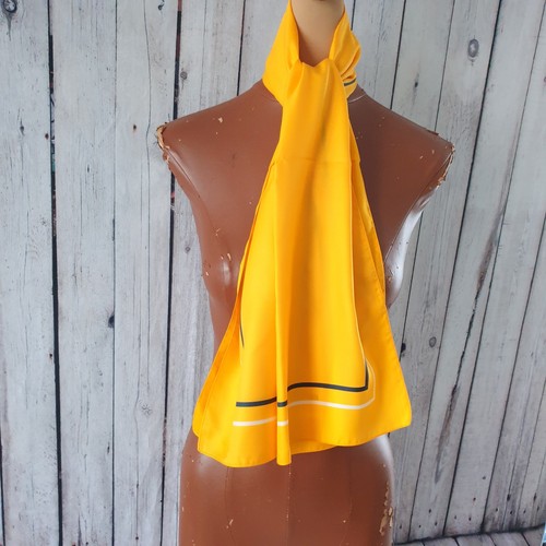 Orange lufthansa uniform scarf - lufthansa,