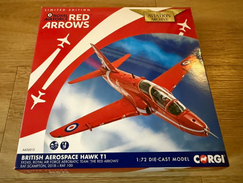 Corgi aa36015 red - arrows, hawk