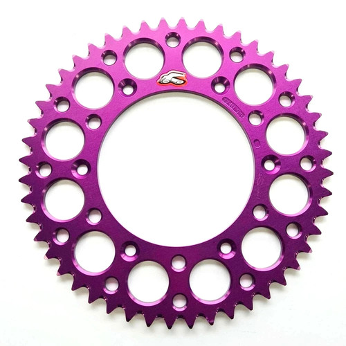 Renthal purple rear sprocket - purple,