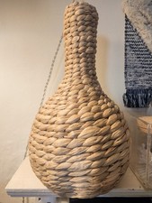 Wicker Rattan Vase Basket Pot