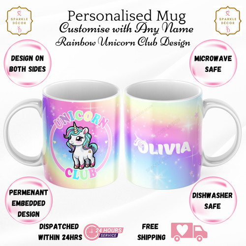 Personalised unicorn club any - club,