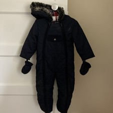 M&S Navy Padded Thermal Lined