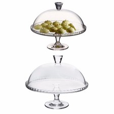 Elegant Glass Footed Cake