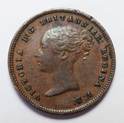 1844 victoria half farthing - half,