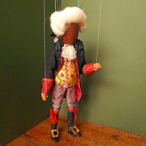 Vintage hand made marionette - vintage,