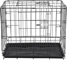 UKCOCO Folding Dog Cage Small