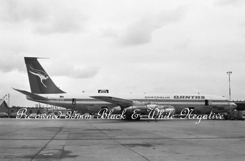 Qantas boeing 707 - qantas, 707-338c