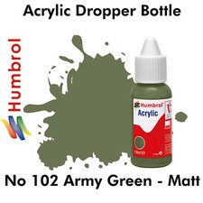 Humbrol ACRYLIC Dropper Paint