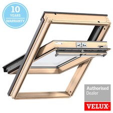 VELUX Roof Window GGL 3070, Pine, Centre-pivot, with selected Flashing Kit