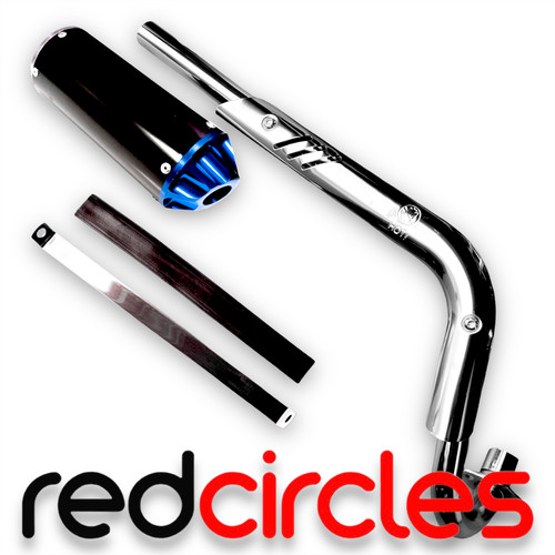 Blue pit bike - blue,