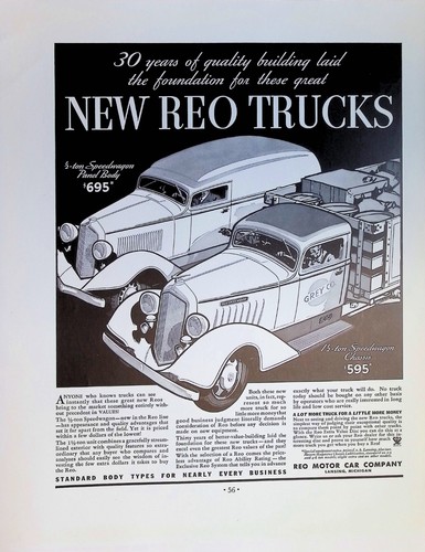 Original 1934 reo - reo, trucks