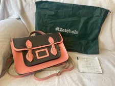 Zatchels Leather Satchel Pink