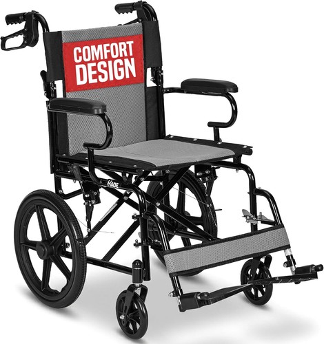 Lightweight folding wheelchair - folding,
