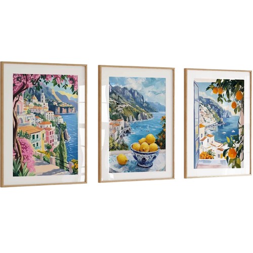 Amalfi coast wall art prints - coast,