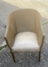 VINTAGE LLOYD LOOM CHAIR - Classic Old Gold