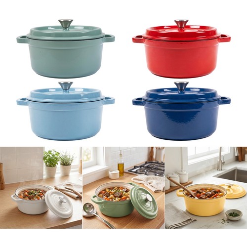 Cast iron enameled dutch - 1-6l,