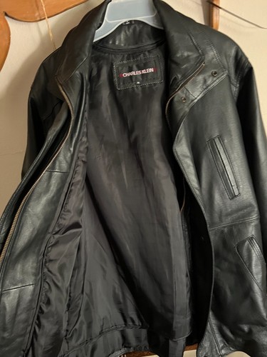 Charles klein black leather - klein,