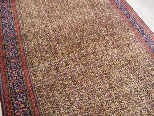 Handmade muted floral - muted, rug,6x9