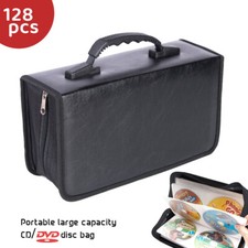 128 CD DVD Wallet PU Leather