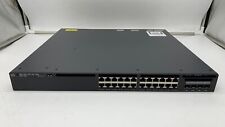 CISCO WS-C3650-24PS-L 3650 SERIES 24PORT POE SWITCH FREE UK SHIPPING + RACK EARS