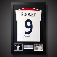 Wayne Rooney Hand Signed