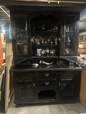 Antique Dark Wood Display