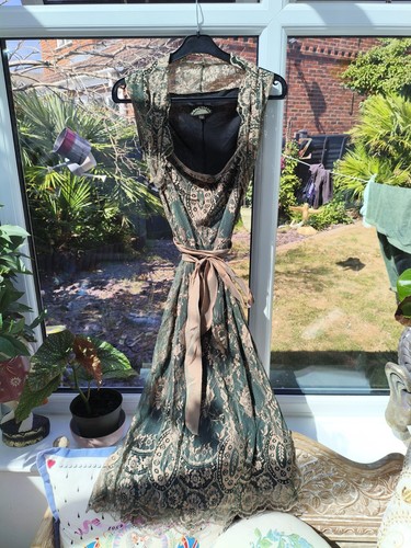 Nancy mac green lace vintage - green,