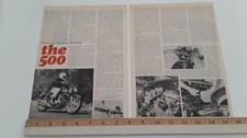 HONDA CB 500 FOUR  ORIGINAL 1971 ARTICLE