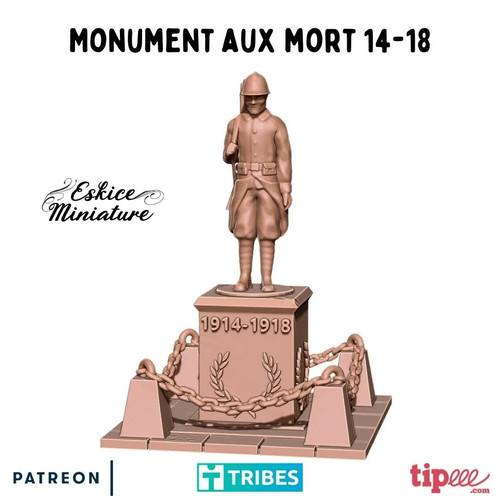 Wargaming terrain wwi memorial - wwi,