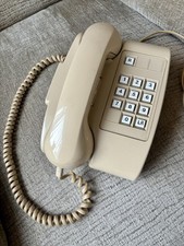 Vintage GEC push-button, corded land line telephone / phone [GEN 85 TEU 229000]