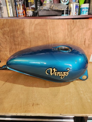 Yamaha virago petrol tank blue - tank,