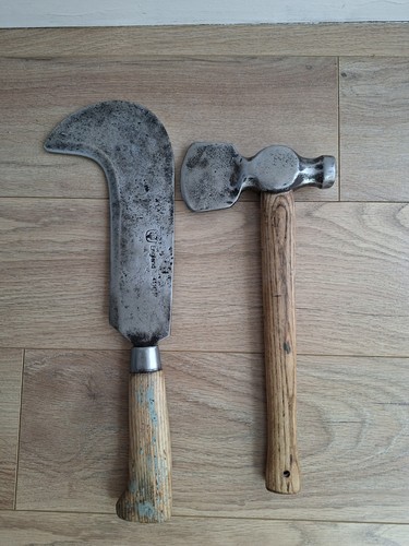 Vintage billhook and - vintage, hatchet