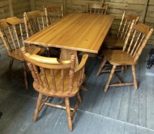 Pine refectory farmhouse