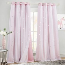 Kids Girls Pink Star Cutout