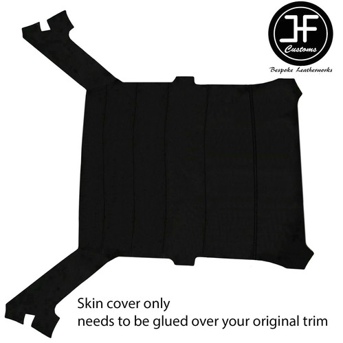 Black stitch luxe suede - black,