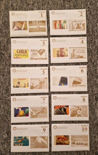 Complete set shell oil - shell, &